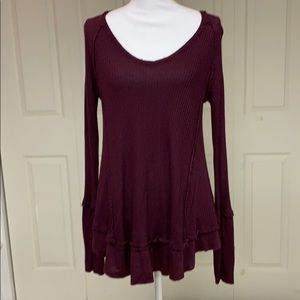 Altair’d state tunic size medium eggplant color
